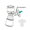 Silicone Breast Horn Adapter Universal Breast Flange Insert Part Insert Improve Your Pumping Efficiency 2