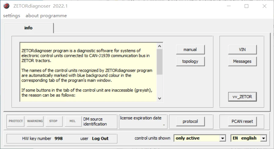 

ZETOR Diagnoser [2019] программное обеспечение + USB-ключ