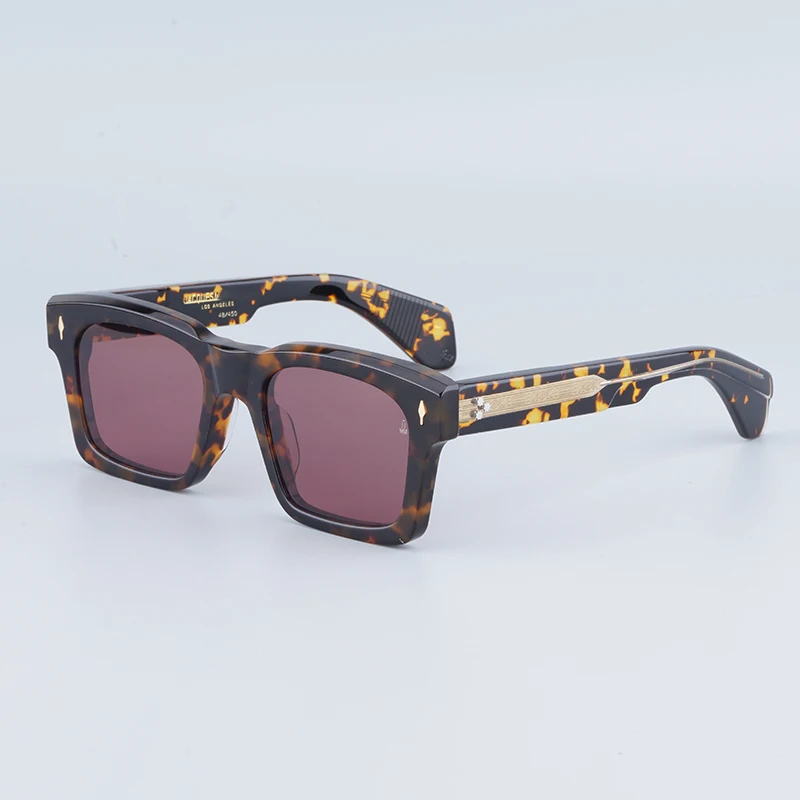 Jmm Kaine Big Square Sunglasses Men Fashion Thick Acetate Uv400 Solar