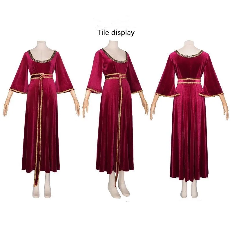 Vestido de Cosplay de madre Gothel, disfraz de bruja de Anime para