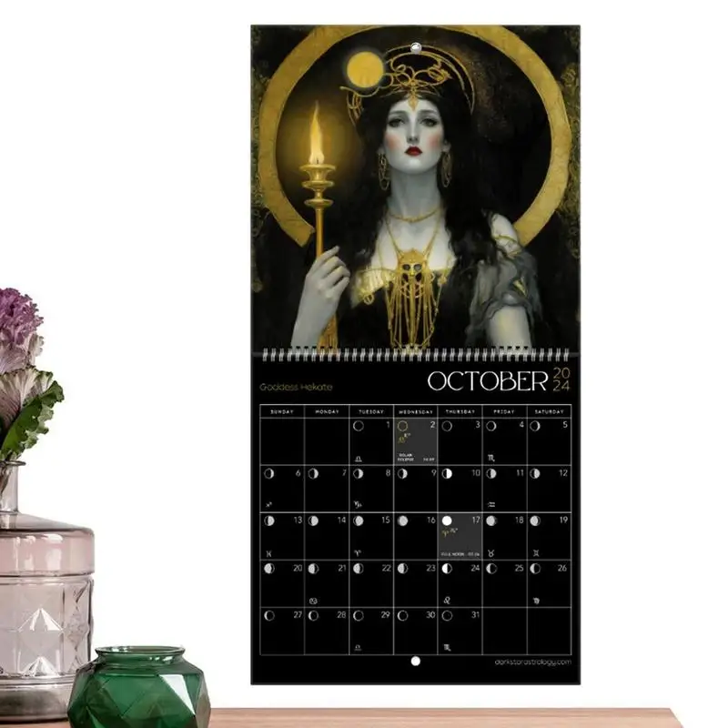 

Календарь лунный 2024 года, астрология богини, настенное искусство 2024, календарь, фаза Луны, подвесные астрологические украшения, фазы, календарь Безопасный и
