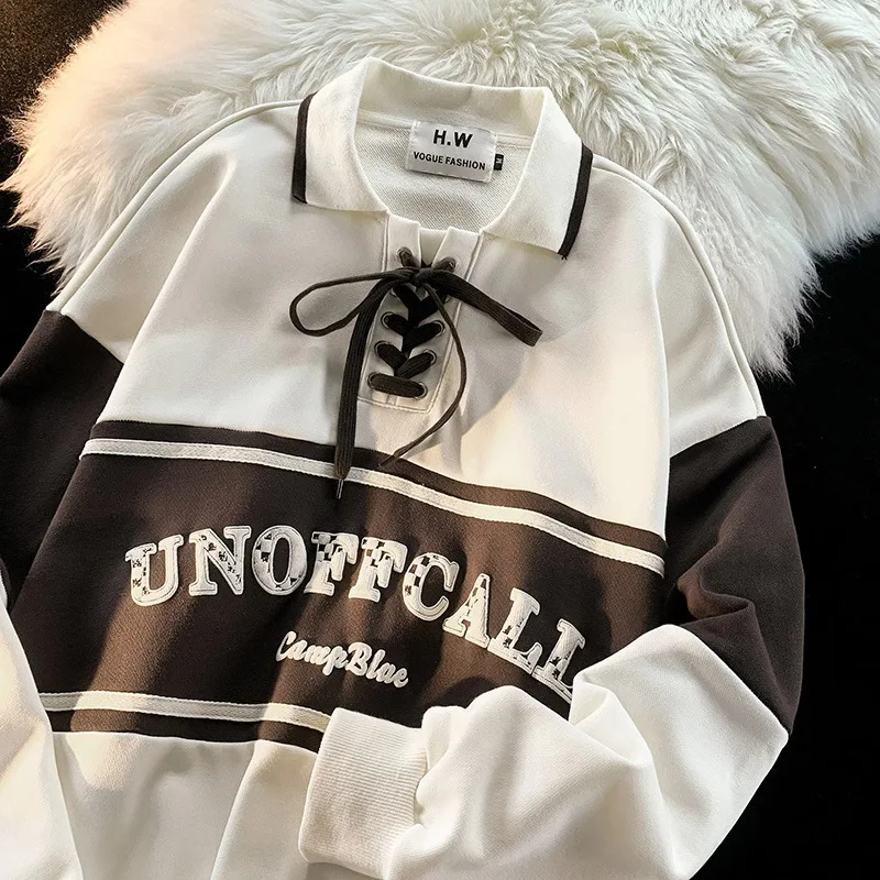 

Japanese Sweaters Women Clothes Vintage Harajuku Winter Tops Fashion Pullover Streetwear Gothic Unoffcall Letter Black Sweater