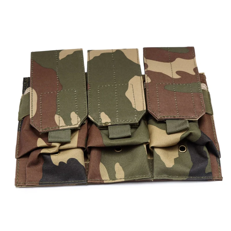 Taktische MOLLE Triple Magazintaschen Double Triple Shooting Mag Pouch Wargame Paintball 5,56 7,62 Mag Bag – Detail 21
