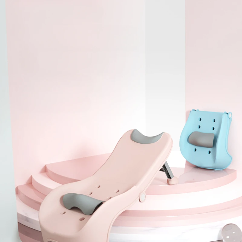

Pillow Shower Shampoo Chairs Home Artifact Folding Stool Shampoo Chairs Lounge Children Fotel Fryzjerski Salon Furniture QF50SC