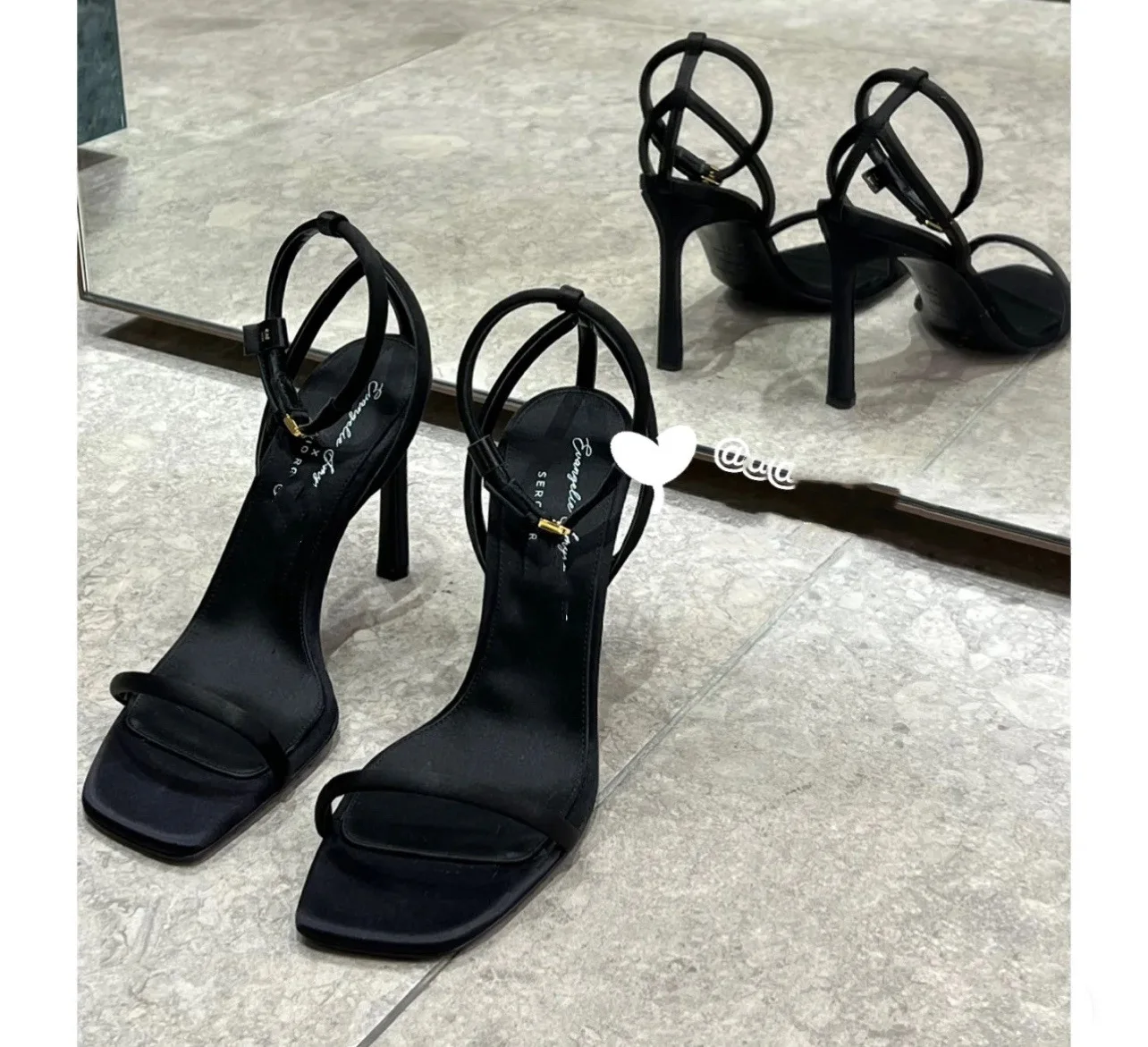Women Sandals Luxury Designer Black Heels Casual Shoes 2024 Summer Fashionable Open Toe Thin High-heeled Outdoor Sandalias Mujer