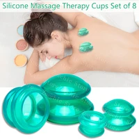 Silicone Suction Cup Vacuum Massage Anti-Cellulite Body Slimming Cupping Therapy Set Gua Sha Skin Lifting Physiotherapy Massager 1