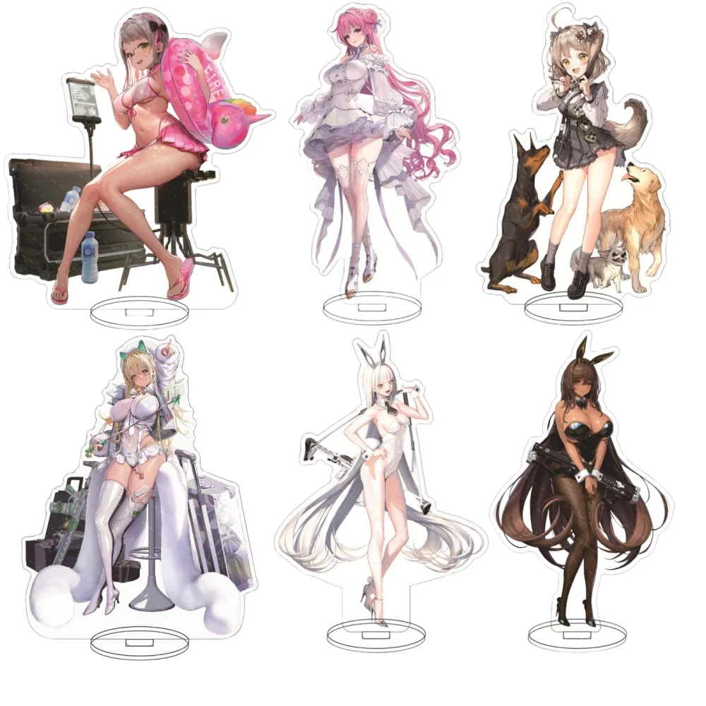 

Hot Nikke The Goddess Of Victory Figure Stand Model Girl Figure Emma Miranda Cosplay Acrylic Model e Desk Decor Standing Sign G