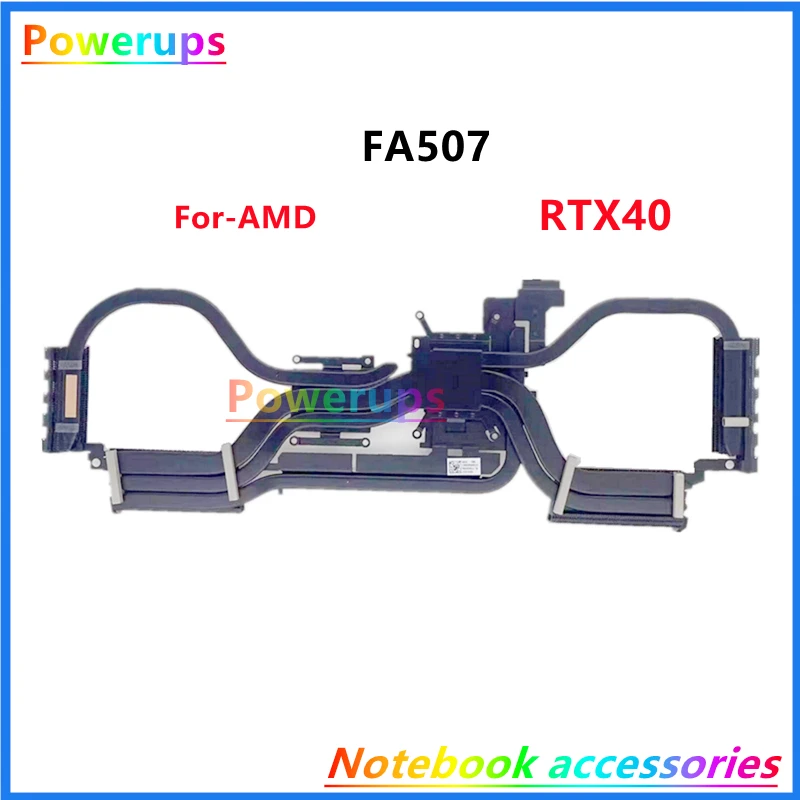 노트북 CPU GPU 쿨러 방열판, Asus TUF 4 F15 FX507 A15 FA507 FA507 FA507XI 2023 RTX40 용, 신제품