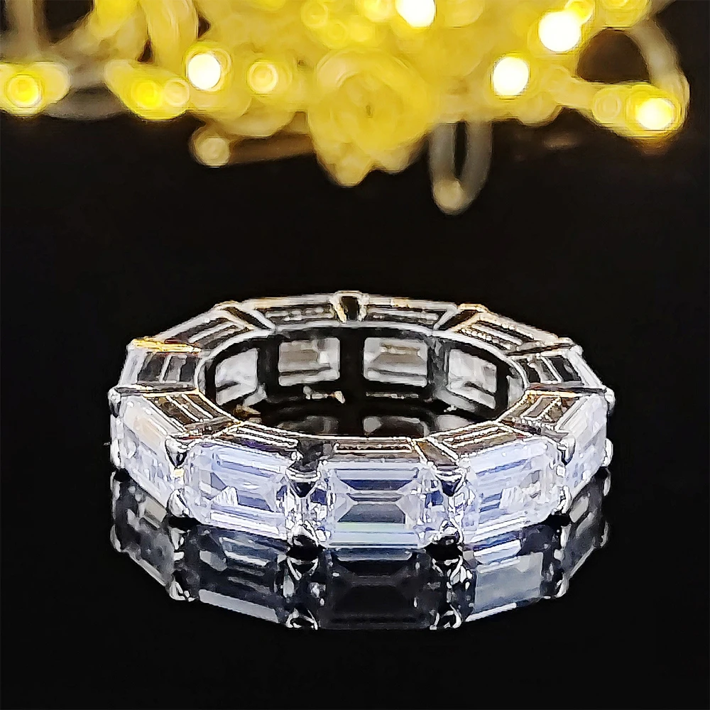 Elegant Vintage Gold & Silver Eternity Wedding Band for Women & Men - Perfect Gift