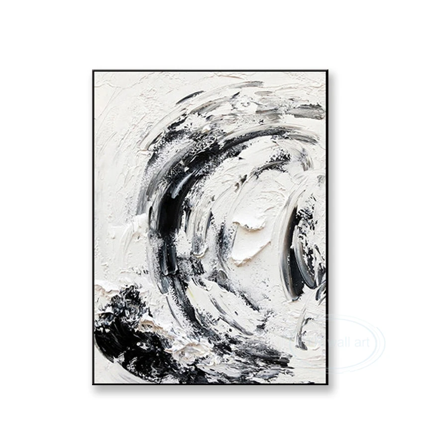 

Nordic Abstract Painting Thick Oil Coating Handmade Oil Painting Home Decoration Painting Bedroom Dining Room Living Room Mural