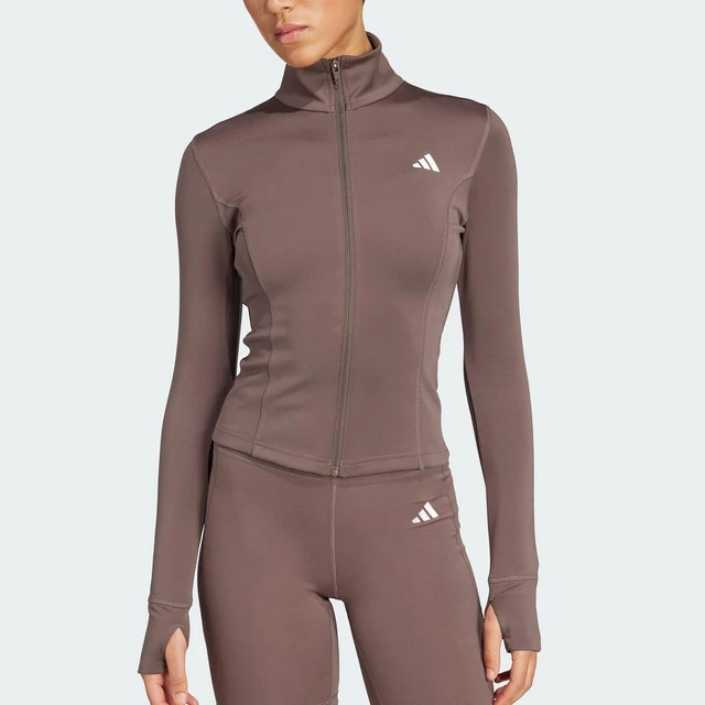 Veste de sport ajustée à col semi-haut pour femme Adidas authentique JY2802 1