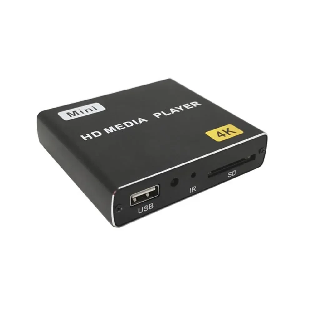 

HDD Мультимедиа Media рекламный плеер TV Box поддерживает 4K Full HD 1080P HDMI-совместимый AV выход MKV H.264 USB диск SD карта