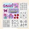 Puzzle Cartoon Flower Animation Drawing Book Creative Cartoon Coloring Book for Adults and Teenagers Stress Relieving Graffiti 6