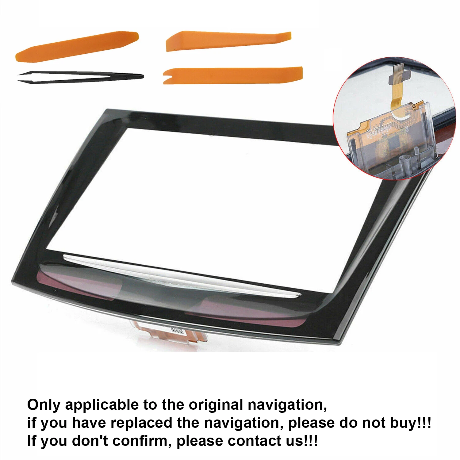 Touch Screen Display 1PC Auto For 2013-Cadillac ATS CTS SRX XTS CUE Lcd Display Instrument Cluster Display Speed Limit Emulator Display