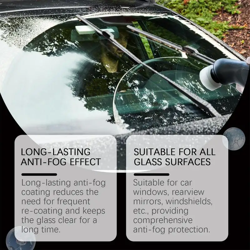 70ml Glass Coating For Windshield Hydrophobic Glass Coating Agent Rainproofing Agent Waterproof Windshield Fog Prevention 5