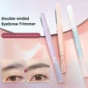 Double-ended Eyebrow Trimmer Blade Shaver Portable Face Razor Eye Brow Epilation Hair Removal Cutters Safety Razor Woman Makeup 3