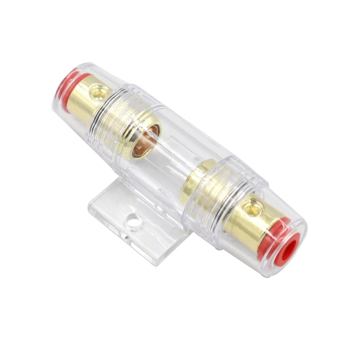 5Pcs Car Audio Refit Fuse Holder 4/8 And 10 Gauge Wire with 60 AMP Fuses 30A/60A/100A Fuse Holder for Car Audio Auto Amplifier fuse holder car fuses kit