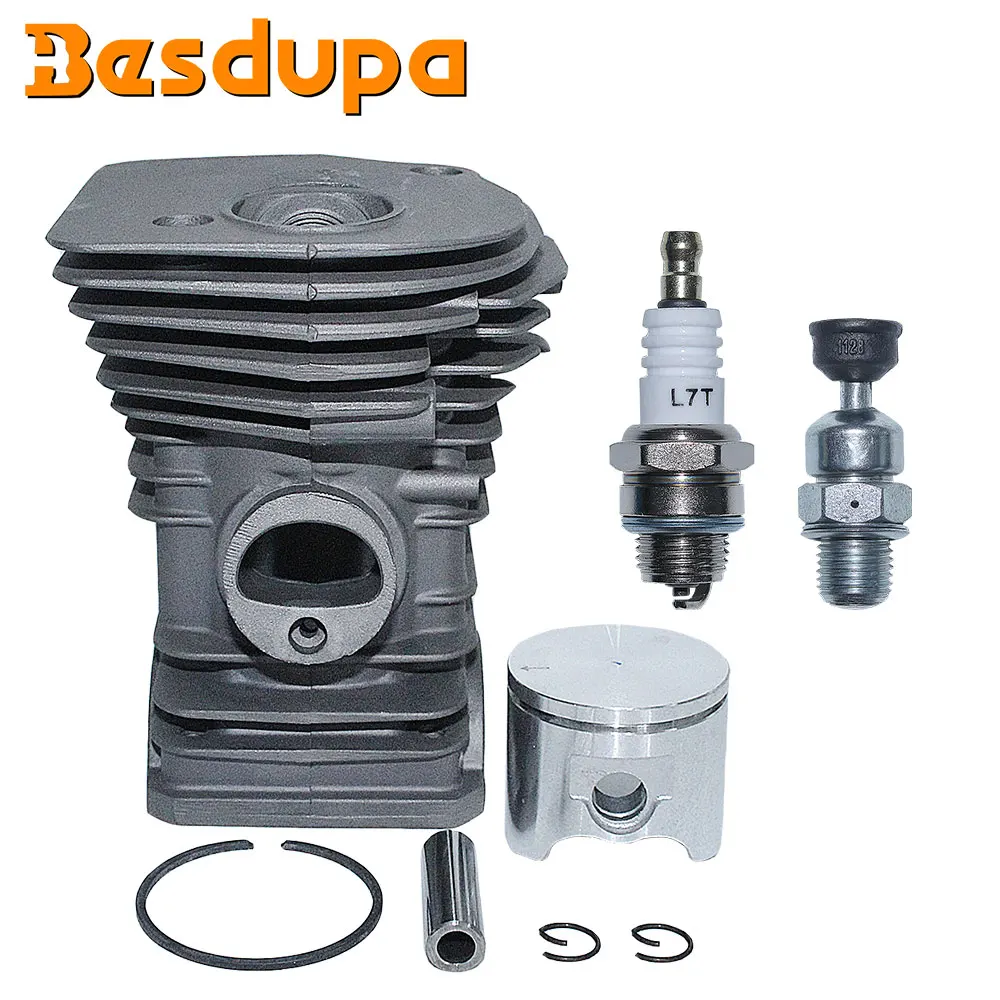 

42 мм комплект поршня цилиндра для Husqvarna 340 340E 340EPA 345 345E 345EPA 350EPA клапан снижения давления свечей зажигания