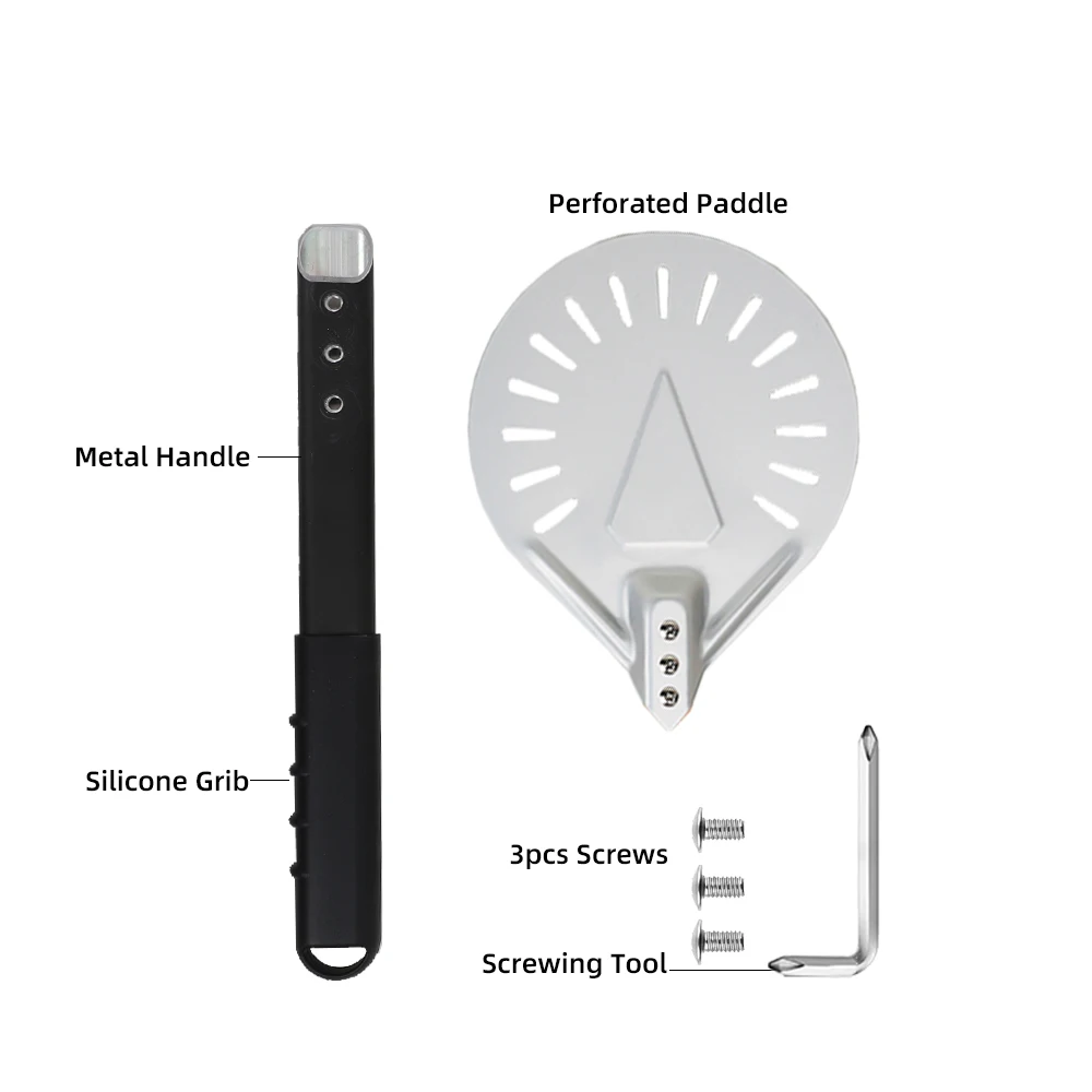 Adjustable Pizza Peel - Nonstick Pizza Turner for Oven Baking
