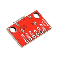 TYPE-C Female Test Board USB3.1 16P to 2.54 High Current Power Adapter Board Module Double-sided Front Back Plug Test Board 2