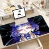 Qiqi Genshin Impact Custom Skin Desktop Desk Mat Kawaii Gaming Accessories Students Writing Pad for PC Computer Table 2