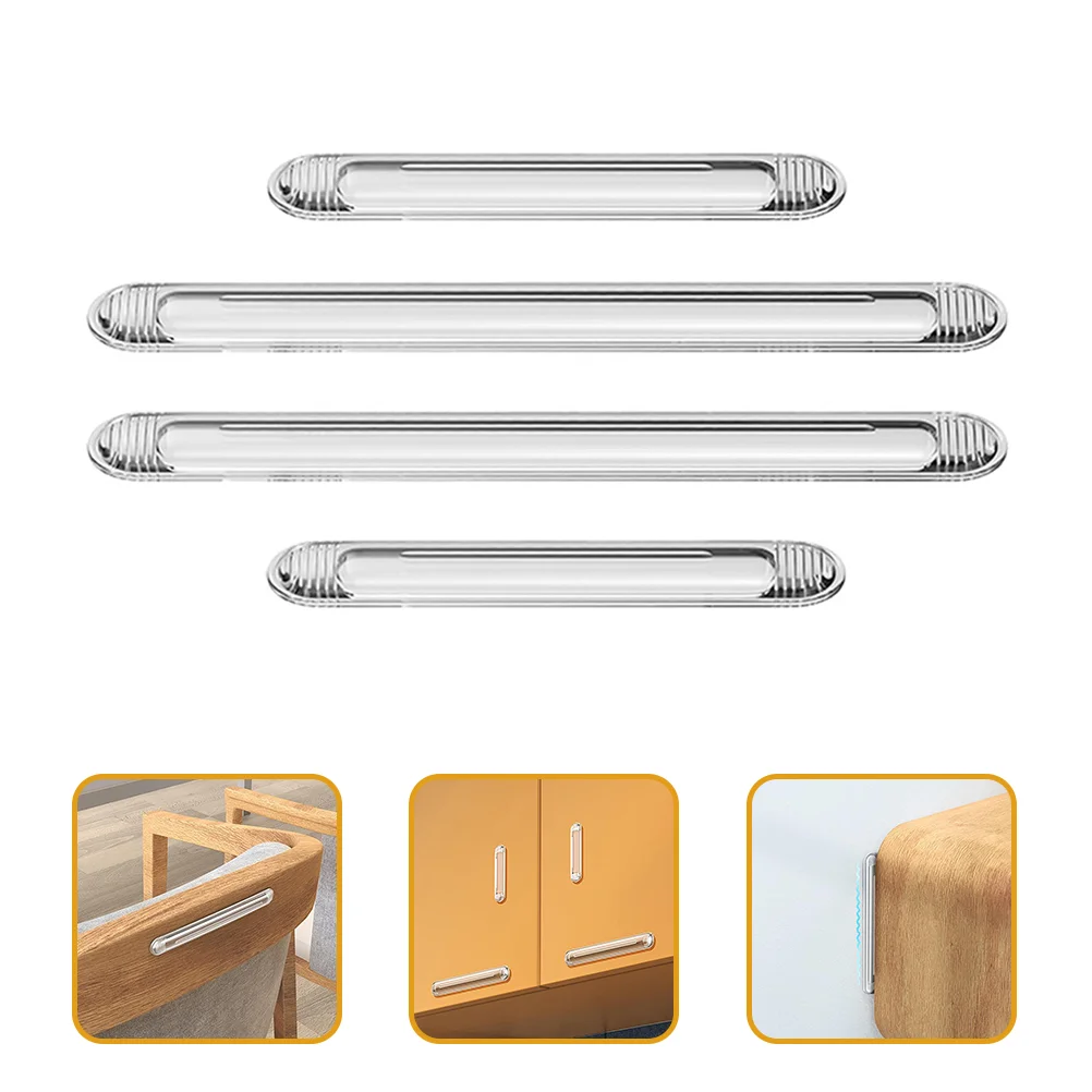 

4 шт., силиконовые наклейки на двери автомобиля