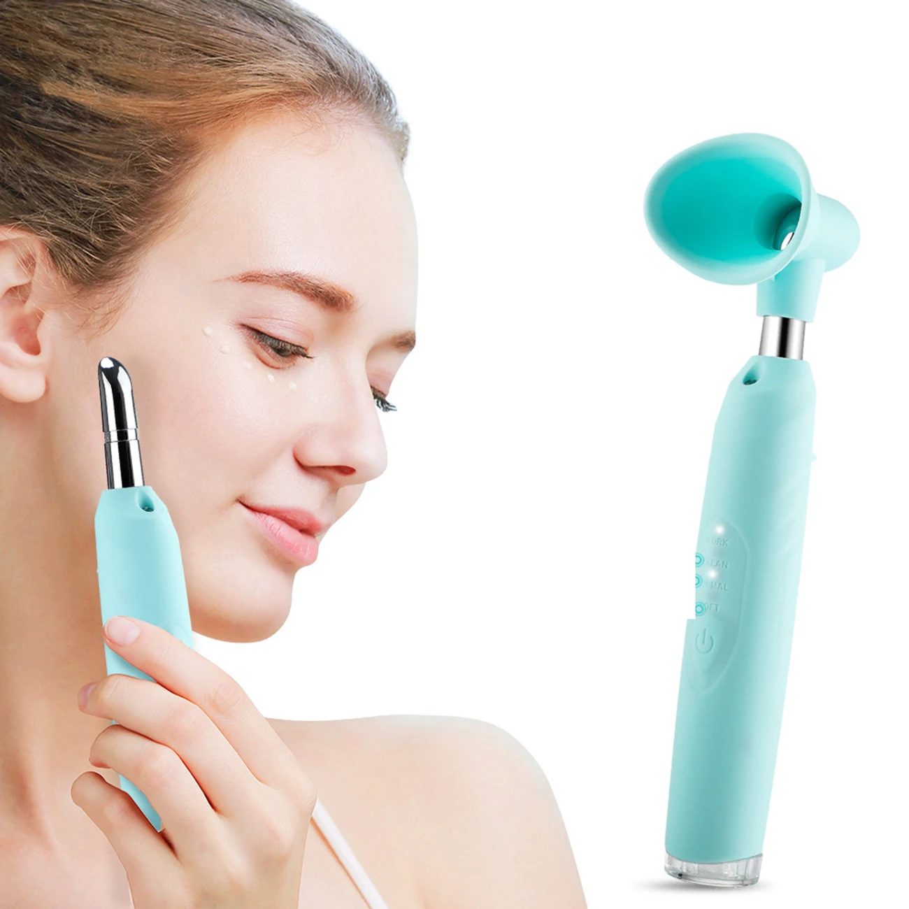 

2 in 1 Sonic Vibration Multi-stage Electric Eyewash Residue Eye Cleaner Tool Relief Tiredness Tool Spa Hydrating Skin Care