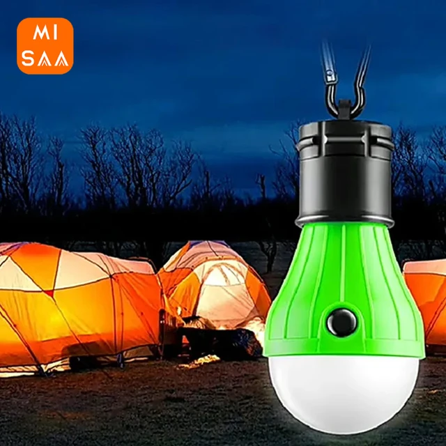 Portable Lighting Lantern Tent Bulb Emergency Lamp Waterproof Hanging  Flashlight Camping Light AAA Batteries Powered Lantern - AliExpress