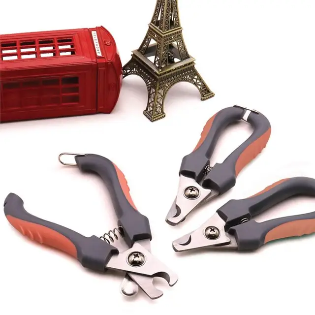 Professional Pet Dog Nail Clipper Cutter Stainless Steel Grooming Nail Toe Claw Scissors Clippers for Animals Cats Pet Supplies 6