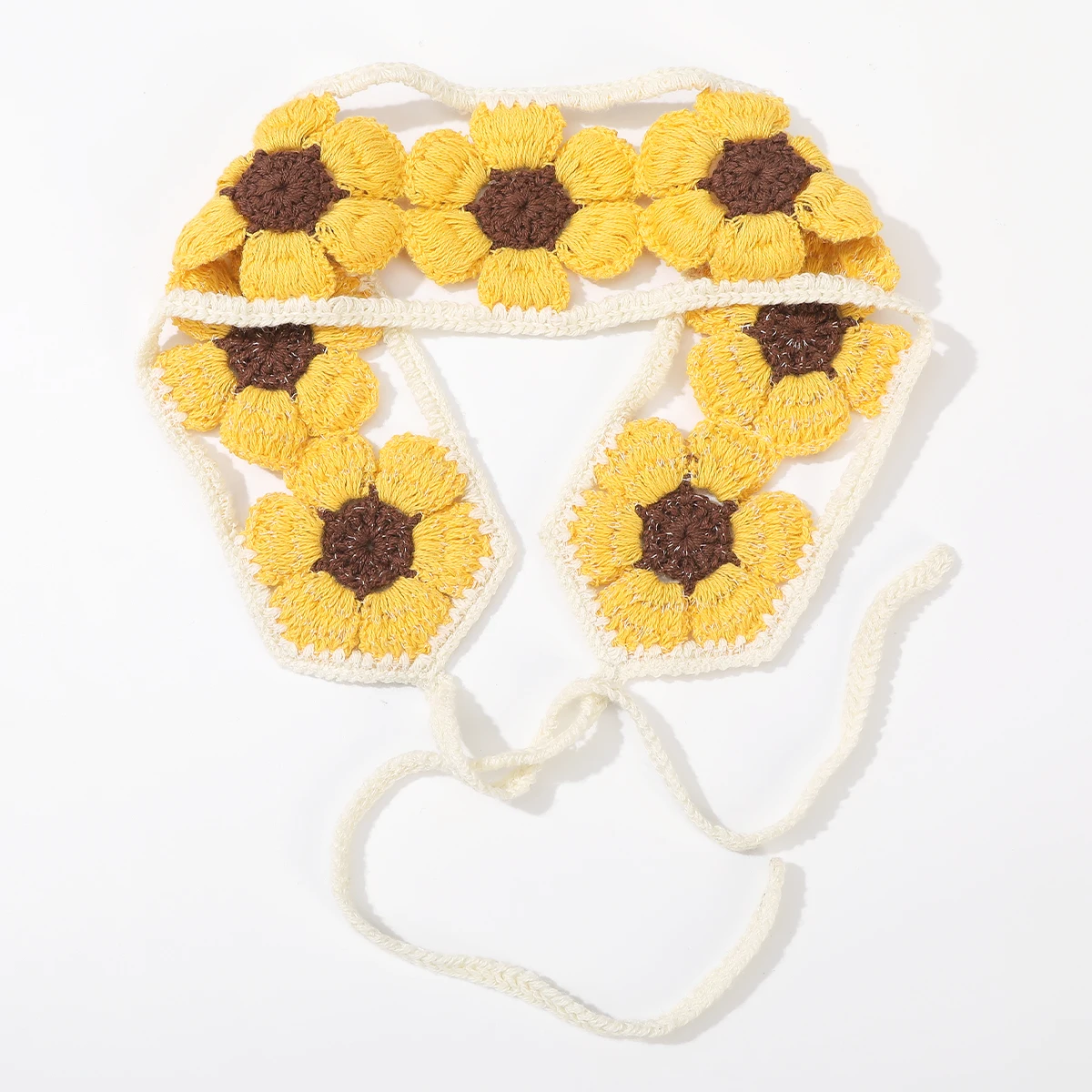 Flower Turban Headbands For Women Hawaii Beach Styling Bandana Hair Scarf Girls Summer Sweet Hair Bands Headwear Accessories