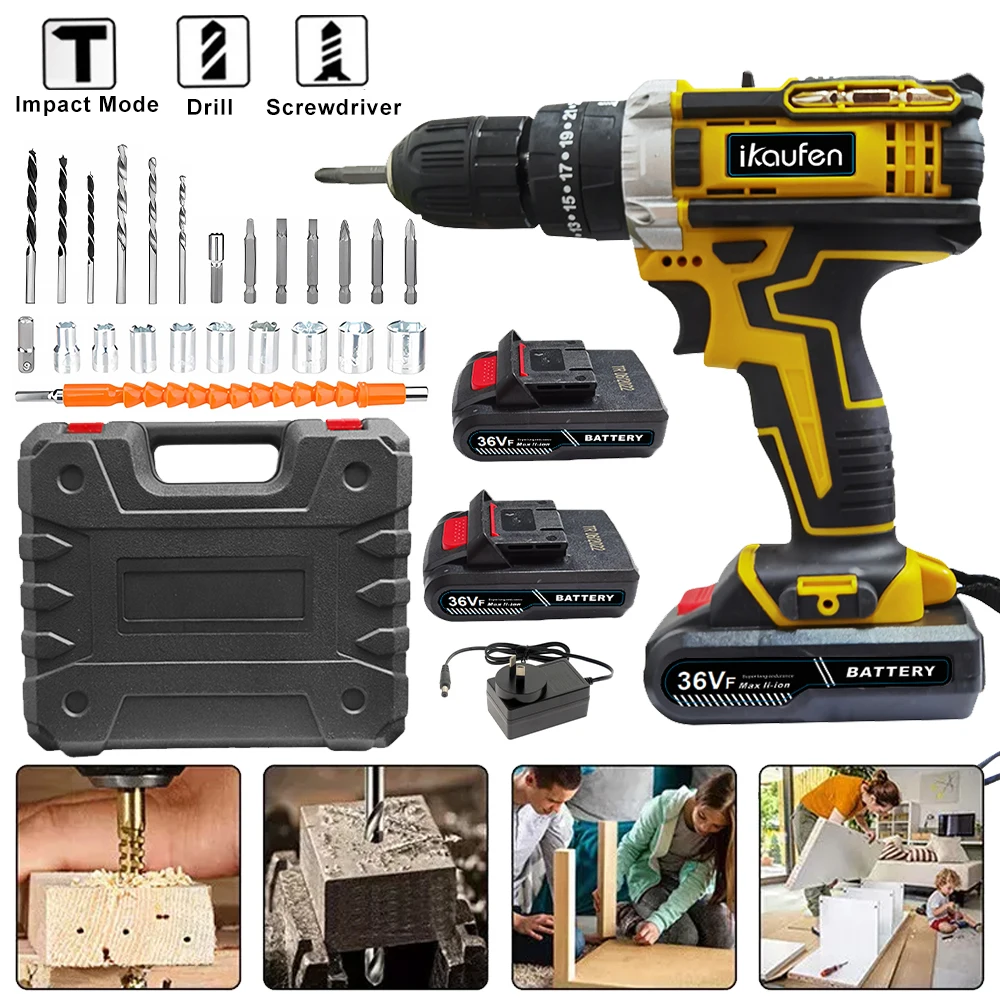 Multifunctional Cordless Impact Drill 5