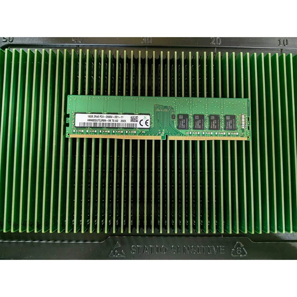 1PCS 16G 16GB 2RX8 PC4-2666V 2666 ECC UDIMM Memory For SK Hynix RAM HMA82GU7DJR8N-VK/HMA82GU7CJR8N-VK 4 1PCS 16G 16GB 2RX8 PC4-2666V 2666 ECC UDIMM Memory For SK Hynix RAM HMA82GU7DJR8N-VK/HMA82GU7CJR8N-VK - Image 2