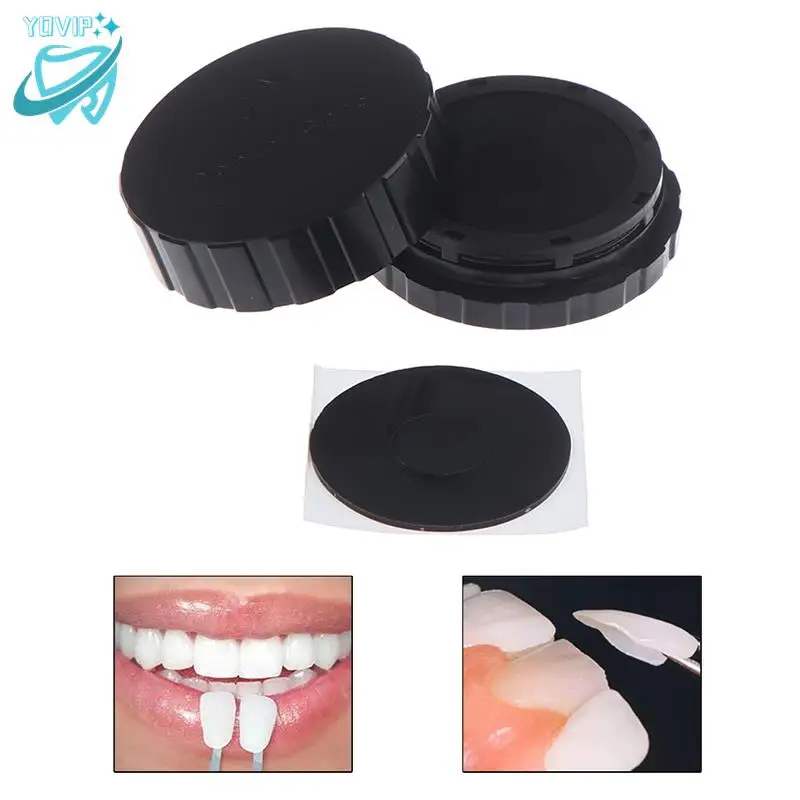 

1pc Tooth Patch Box Denture Storage Boxes All-ceramic Veneer Processing Beautiful Dental Porcelain Chip Disinfection Cleaning