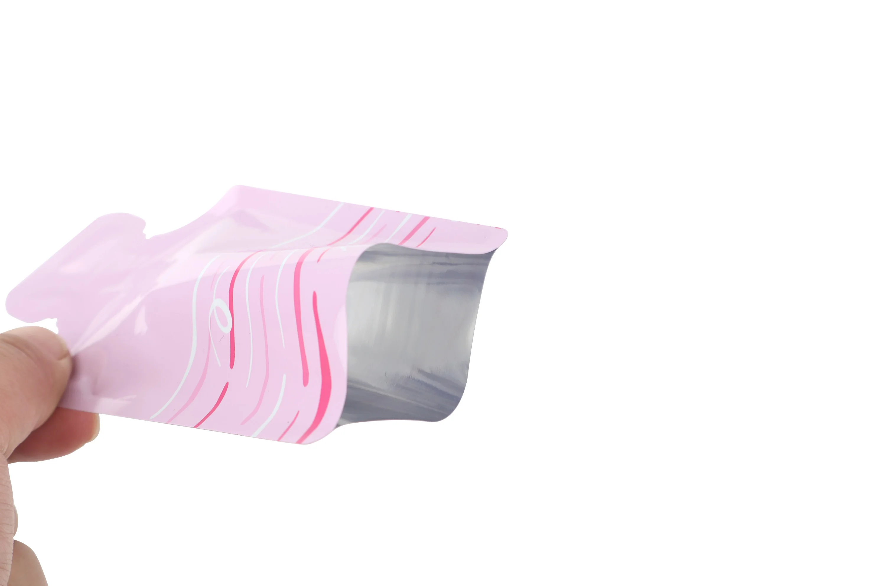 Bunte Flaschen Flüssig- und Pulverkosmetik Creme-Probenpackungen Testgrößen Verpackungsbeutel Auf Lager – Detail 3