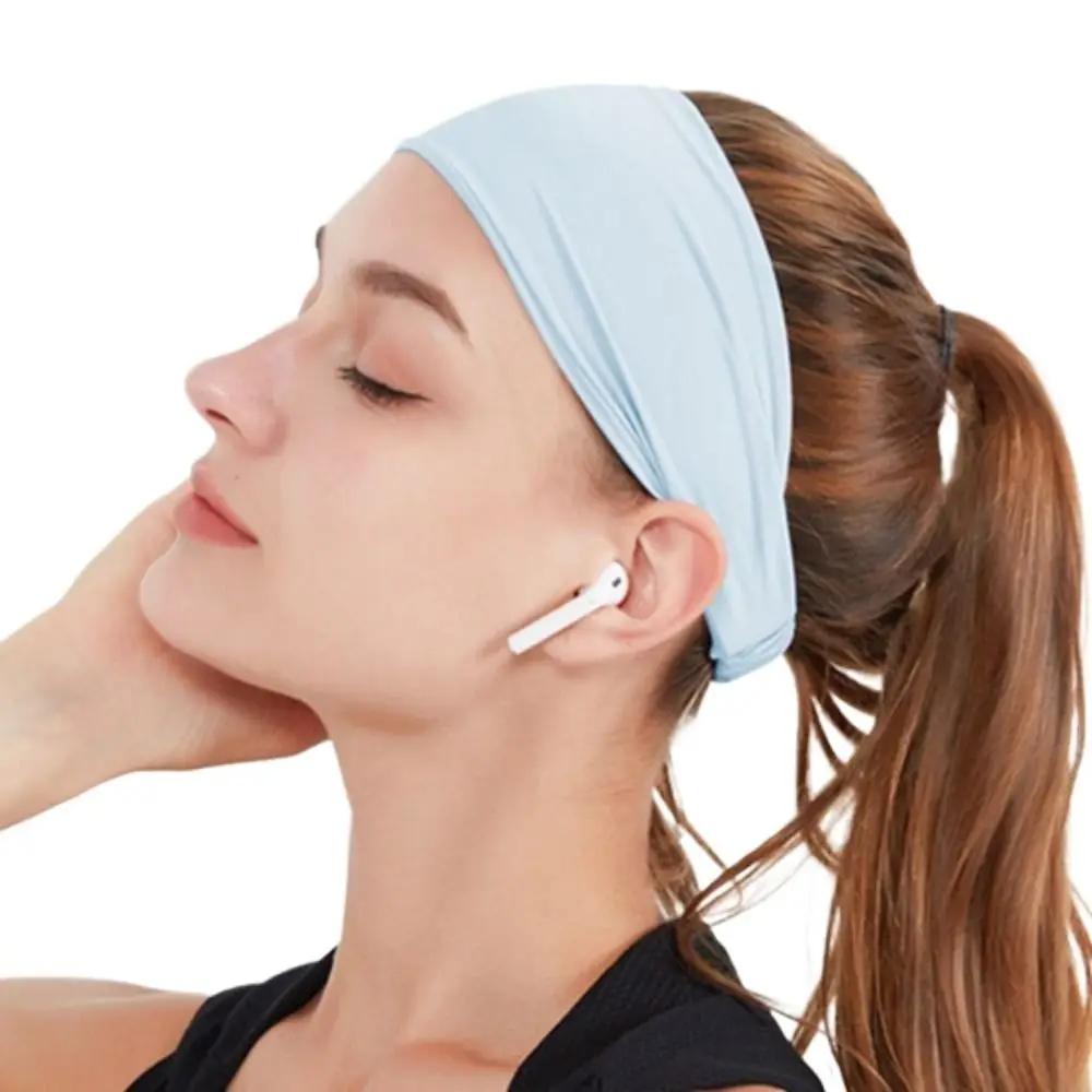 Yoga Training Playing Basketball Riding Bike Running Moisture Wicking Hair band Unisex Head Band Sweatband Headbands