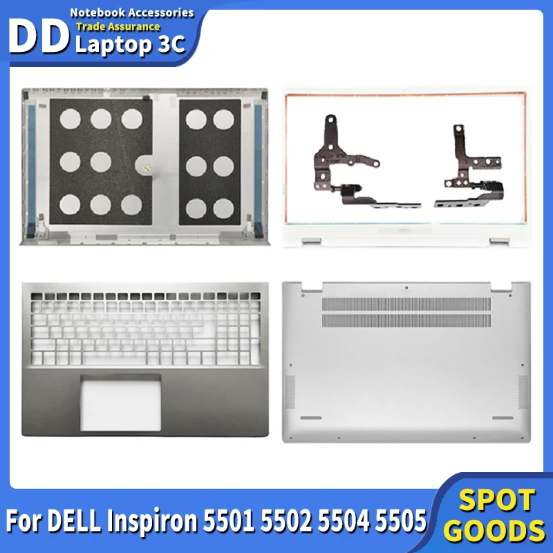 

NEW Laptop Case For DELL Inspiron 5501 5502 5504 5505 LCD Back Cover/Front Bezel/Palmrest/Keyboard/Bottom Case Top Upper Housing