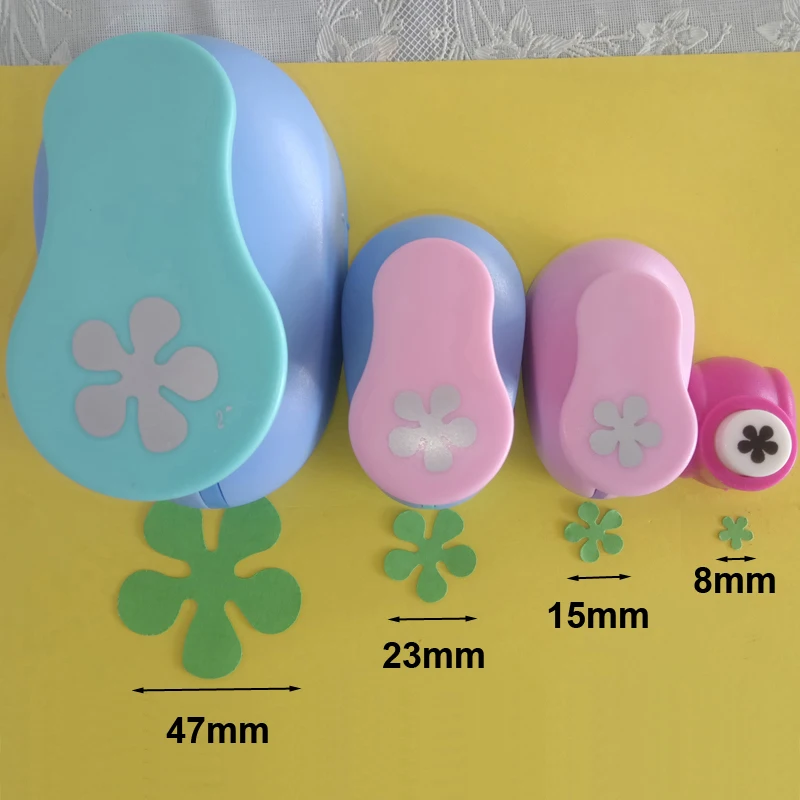 Free Shipping 3 Inch Paper Punch 4 Pieces Of Flower For Eva Foam