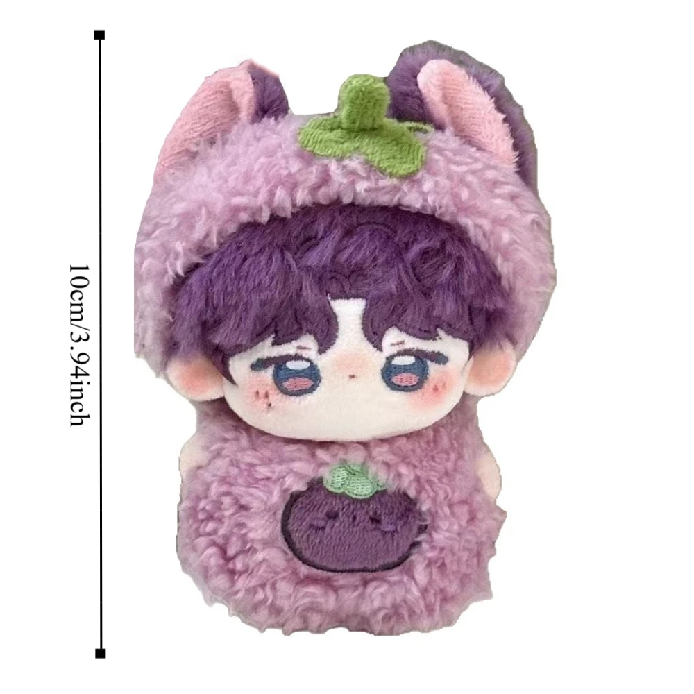 Fruit Series 10cm Cotton Doll Clothes Grape Jumpsuit Doll Clothes Outfit Creative Lovely Doll Dress Up Set Doll Accessories
