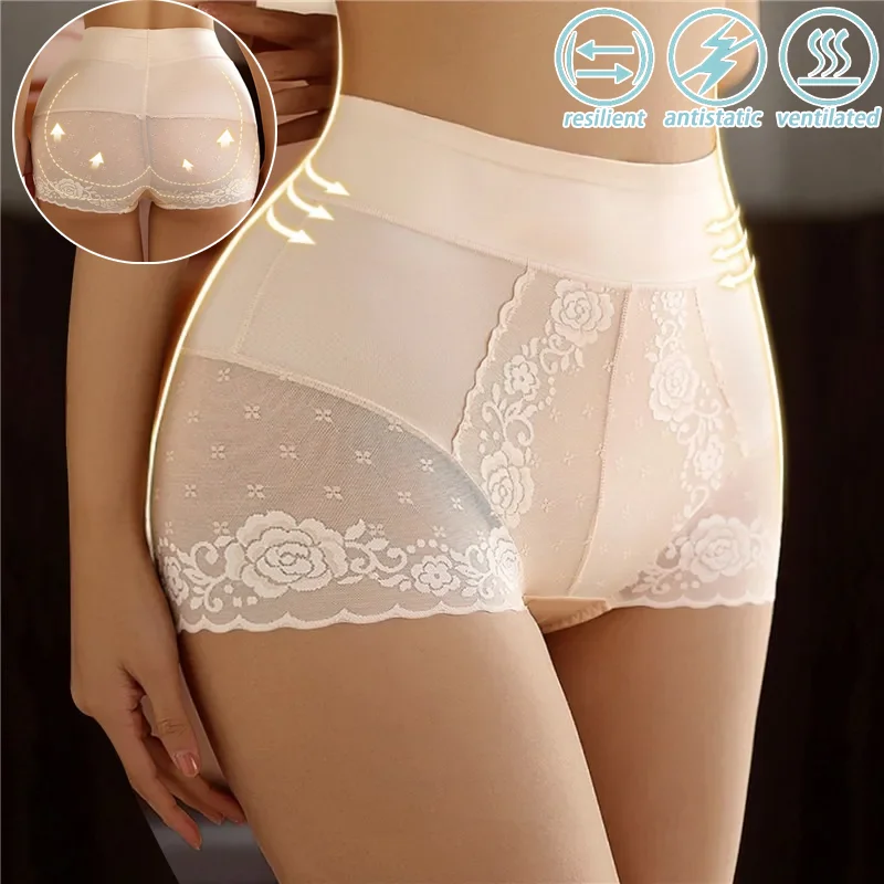 Women Panties Women Slimming Panties High Waist Tummy Control Briefs Female Trainer Shaping Underpants Butt Lift Shapewear Underwear Lingerie