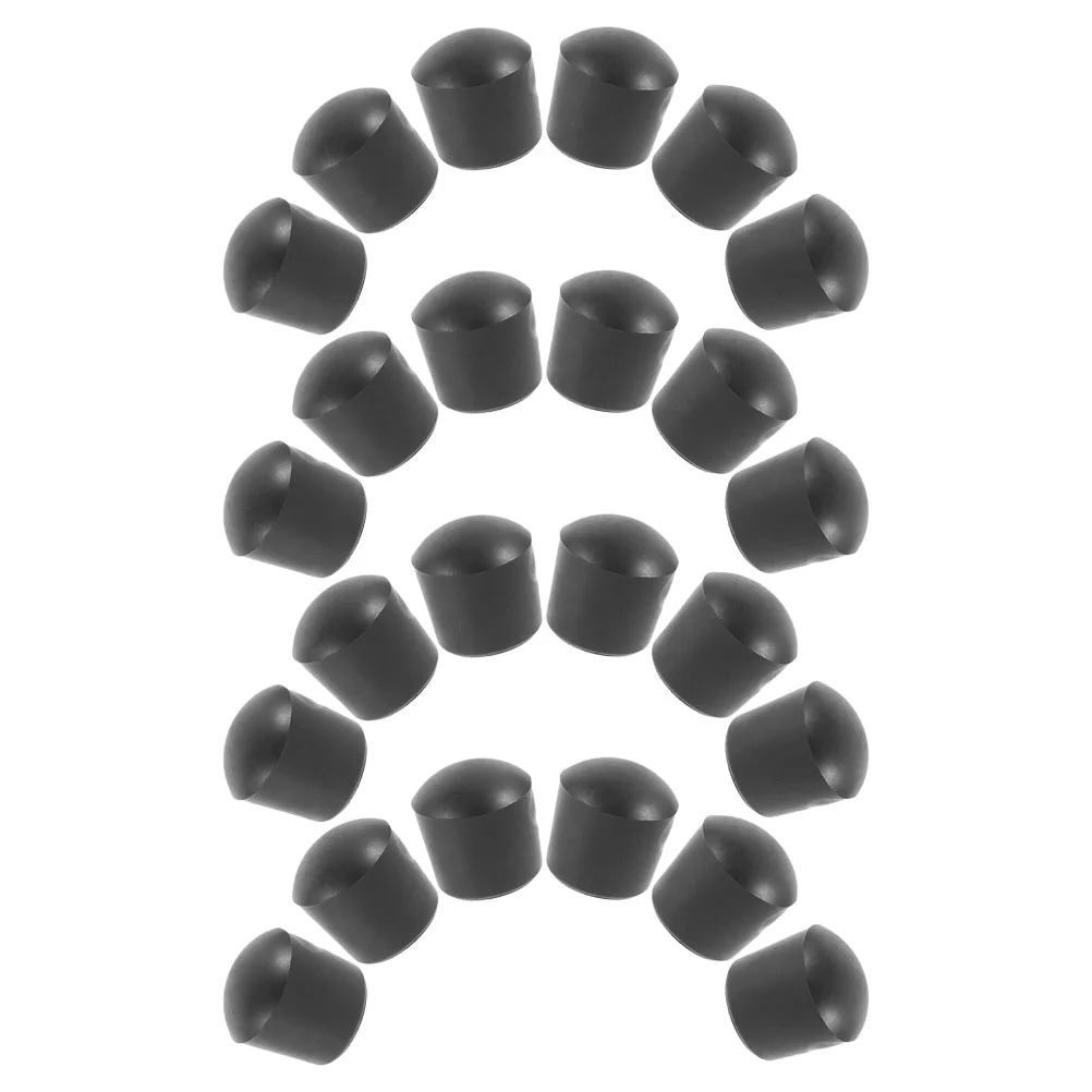 24 Pcs Foosball Table End Caps Replacement Parts Foosball Rod Cover Football Machine Plug Table Soccer Pole End Caps Gaming