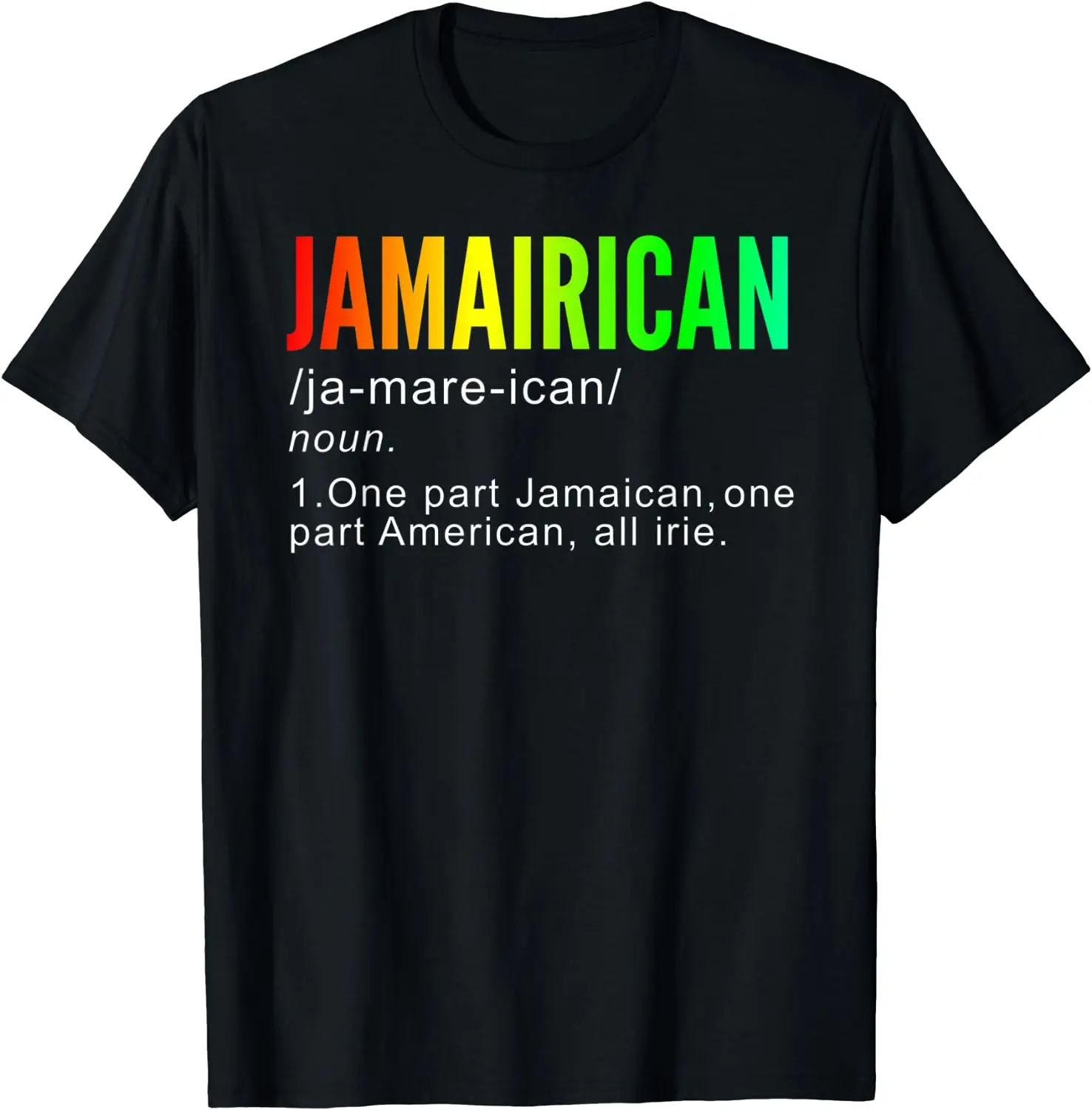 

Забавная футболка Jamaican American Jamairican