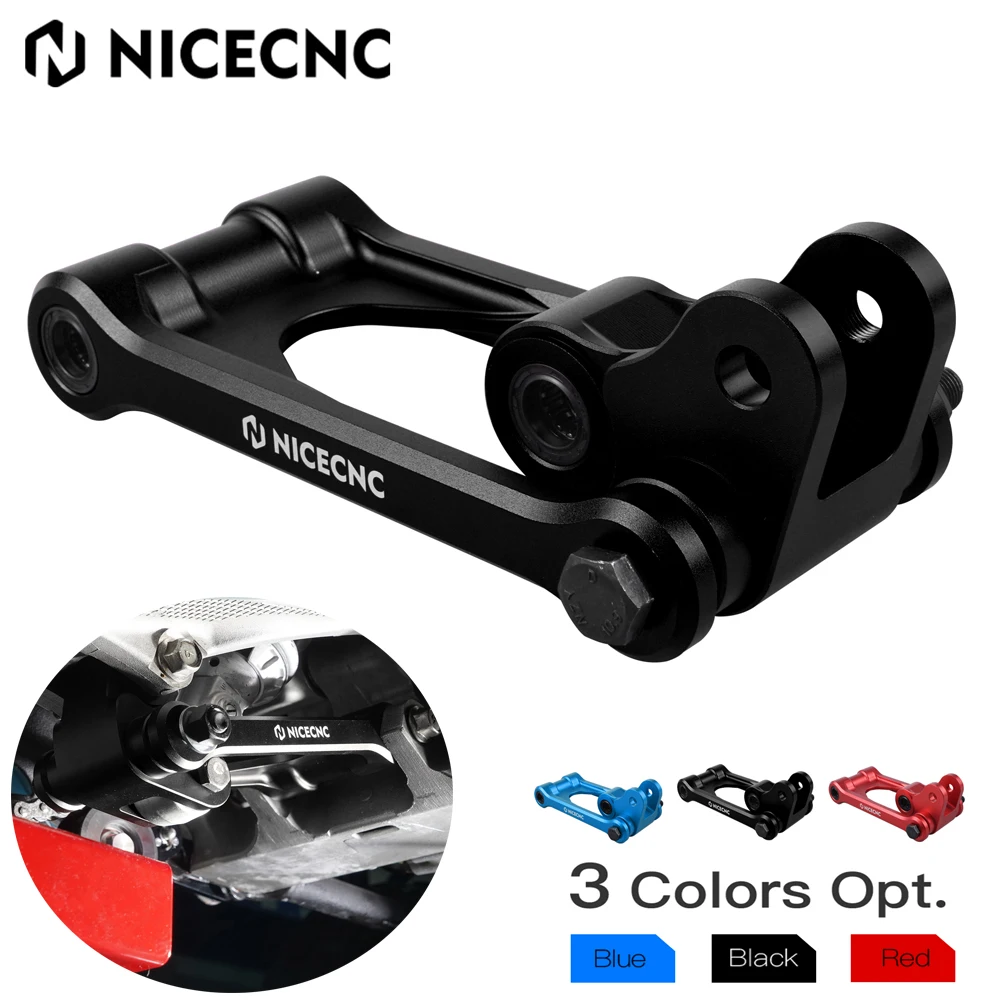 NICECNC ATV Rear Linkage Lowering Link Set For Yamaha YFZ450R 2009-2013 YFZ450X 2010-2011 18P-2217F-00-00 Aluminum aluminum alloy linkages pull rod link linkage set for 1 24 axial scx24 axi90081 axi00001 axi00002 rc car upgrade parts