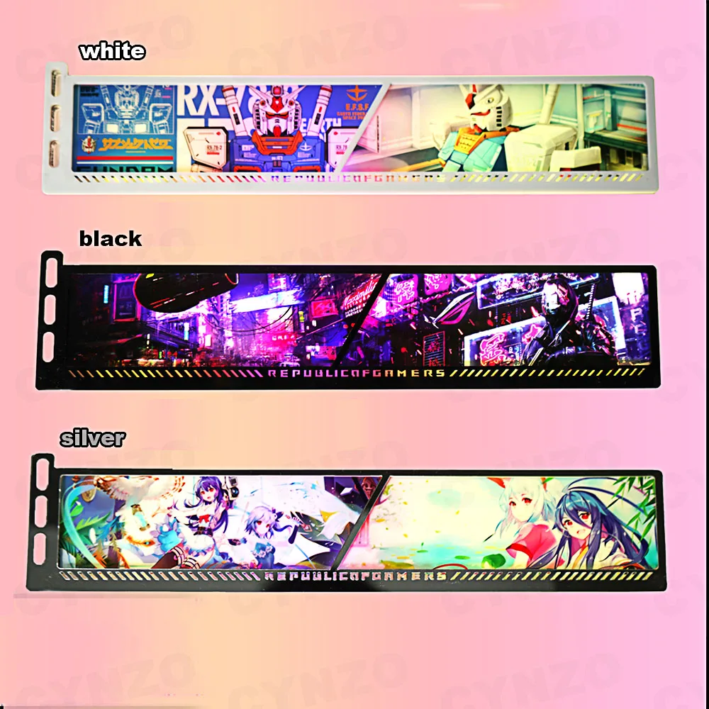 Personalizado Argb Graphics Card Bracket Anime Gpu Holderpc Gaming Cabinet Decorativo 4070 Vga Suporte Aura Sync Rtx3090 4090 4080 - Imagem 4