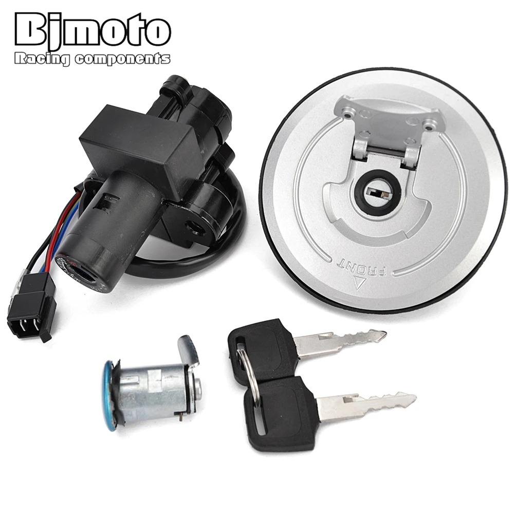 CB 250 600 F22 Fuel Gas Cap Ignition Switch Seat Lock with Key Kit For Honda 35010-MBZ-D00 35010-MBZ-D01