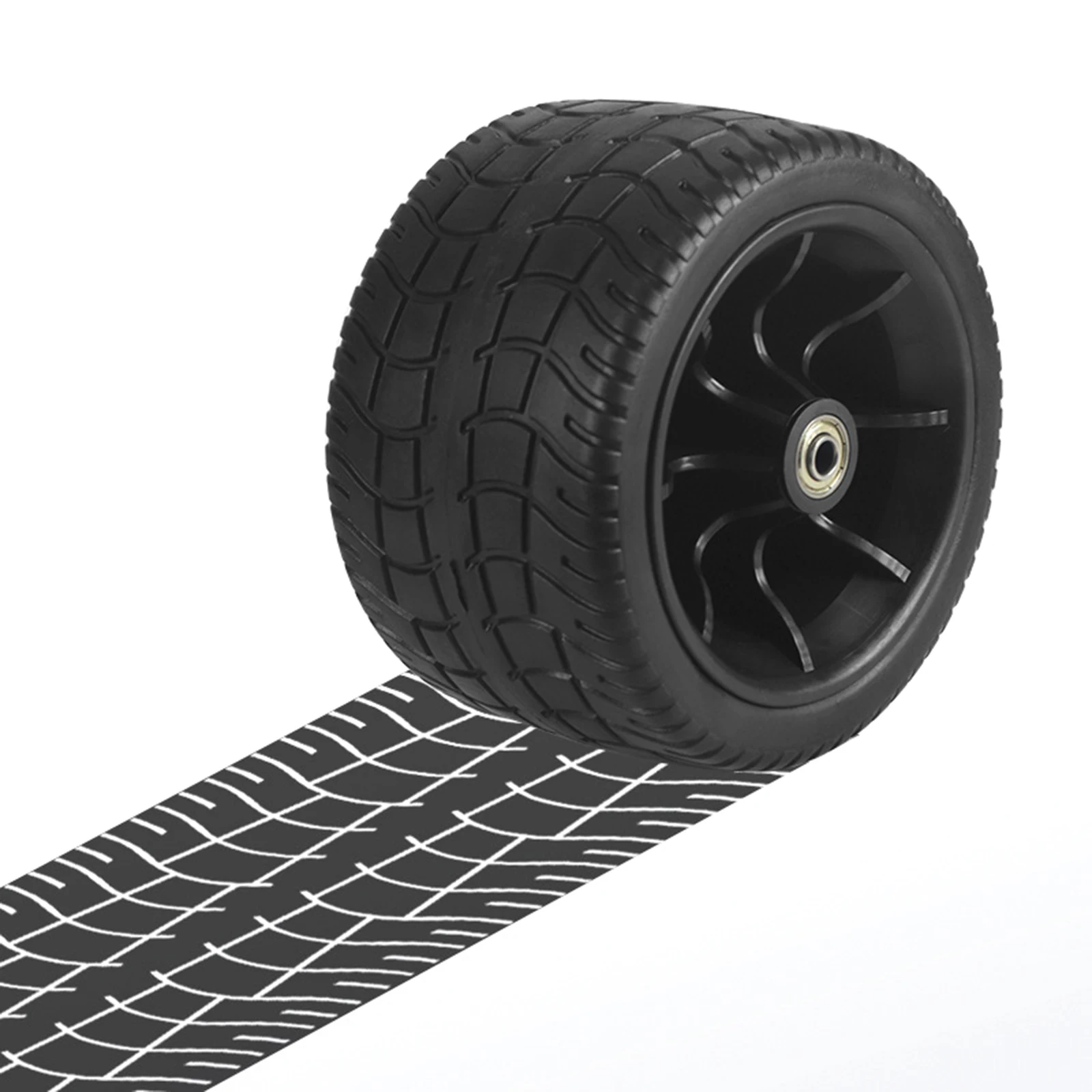 

Сменное колесо с двойным подшипником, черный узор для кемпинга на открытом воздухе, 1/2/3 песок или трава, спортивные товары, вес 280 г/10 унций