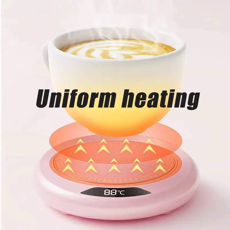 USB Smart Cup Warmer with 3 Temperature Settings for Tea Coffee