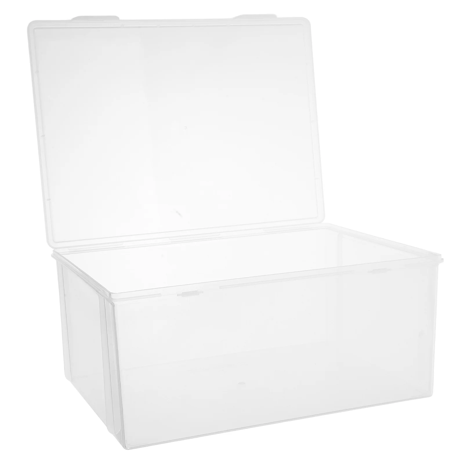2PCS Storage Box Transparent Dustproof Envelopes Movie Vinyl Holder Bracket Cake Containers Airtight ganizer Jewel Cases DVD