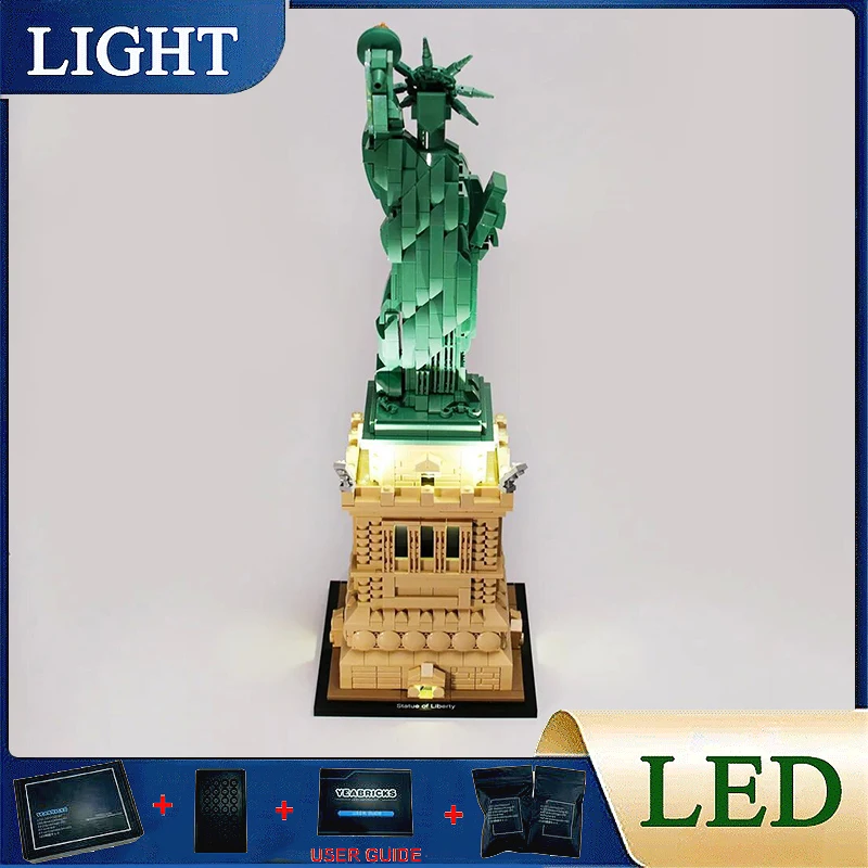 

Фотоэлемент «сделай сам» для LEGO 21042 Статуя Свободы (только фотоэлемент, без строительных блоков)