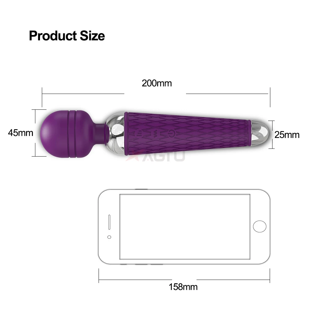 Female Sex Toys 20 Speeds Powerful AV Vibrator Magic-Wand Clitoris Stimulator G spot Massager Adult
