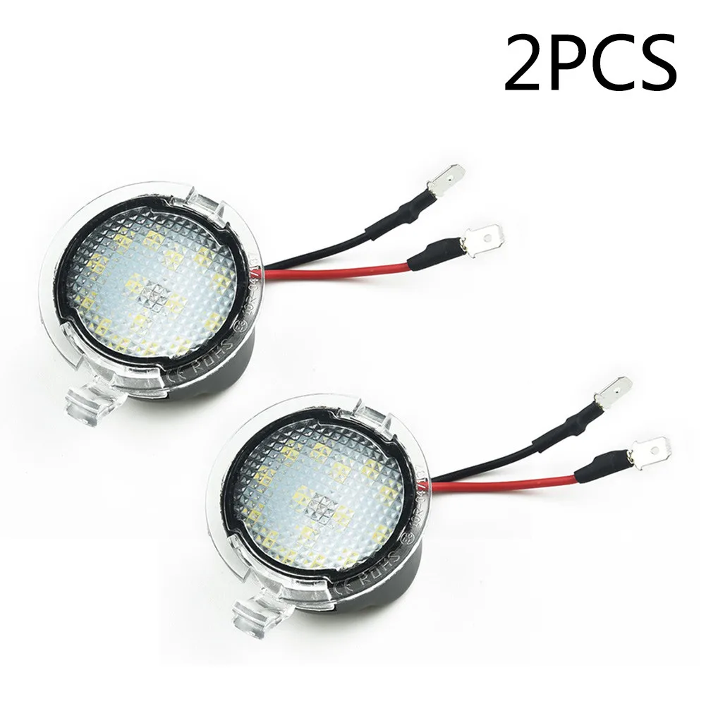 

2pcs Side Mirror Puddle Lights Super Bright 18-LED 6000K Xenon White Light For Ford F-150 Waterproof Replacement Light